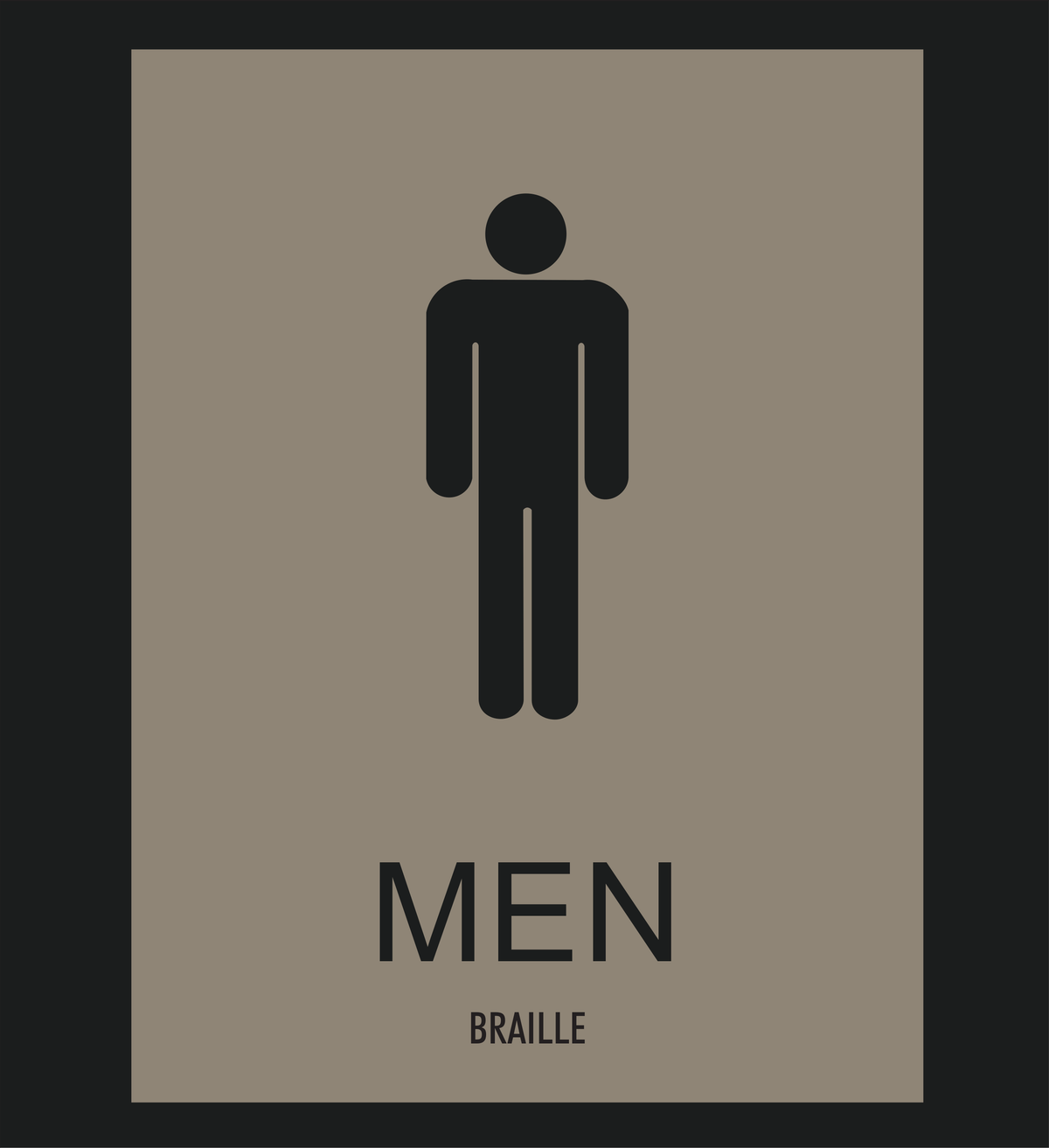 Country Inn & Suites Restroom Identification - Men (Witching Hour)