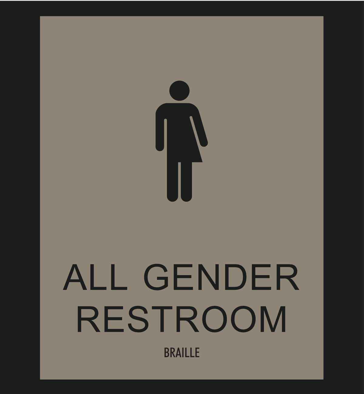 Country Inn & Suites Restroom Identification - All Gender Restroom (Witching Hour)