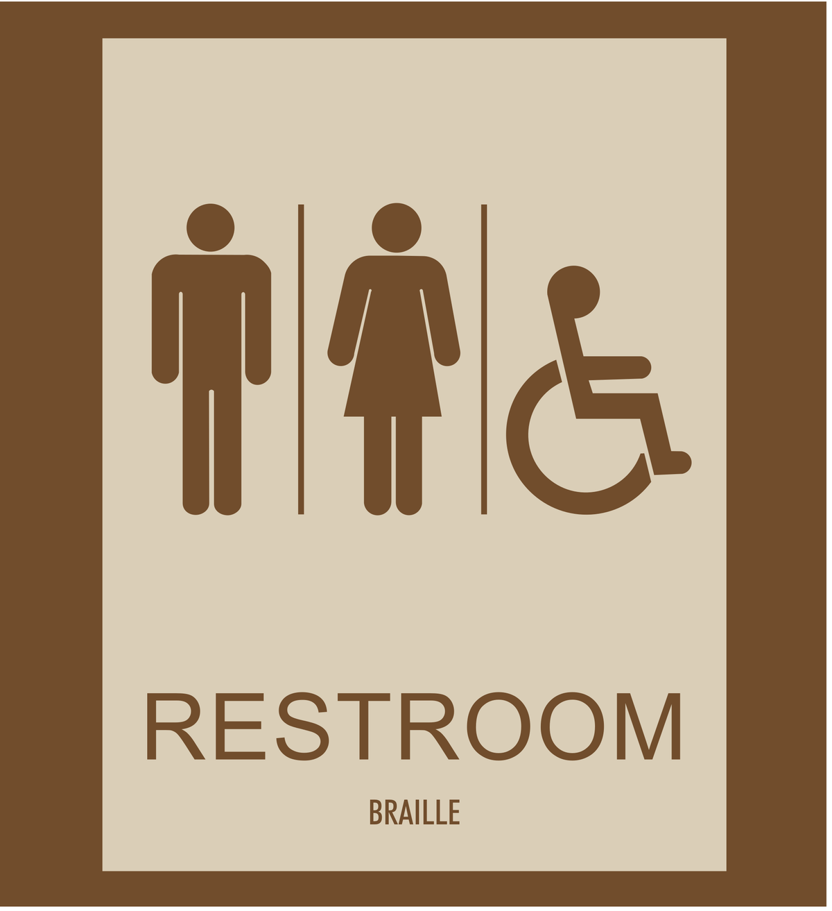Country Inn & Suites Restroom Identification - Accessible Restroom (Woodhaven)