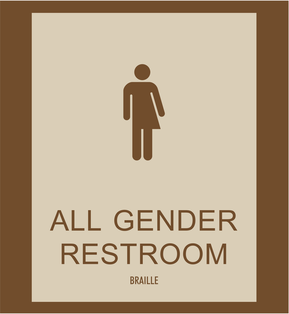 Country Inn & Suites Restroom Identification - All Gender Restroom (Woodhaven)