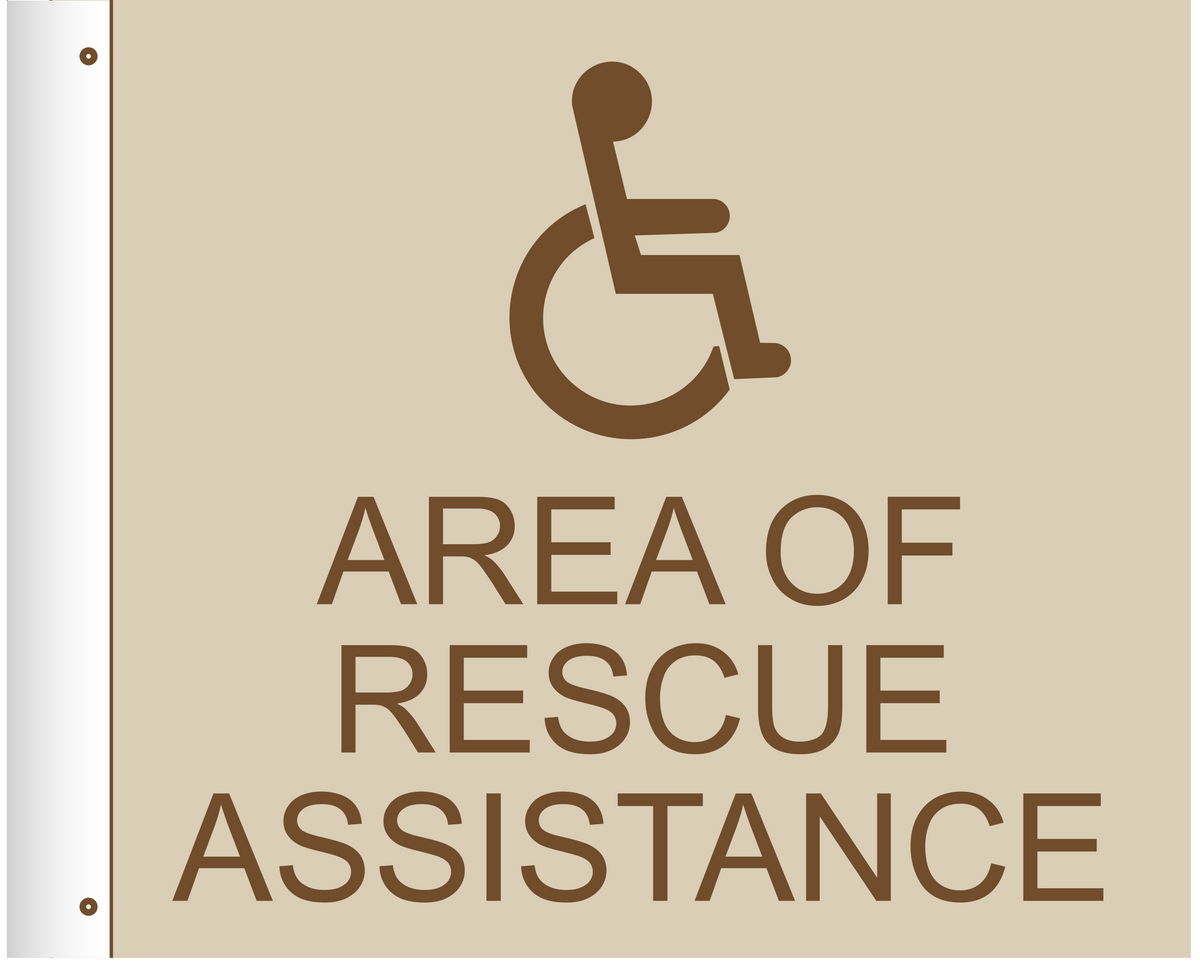 Country Inn & Suites Projecting Sign - Area of Rescue Assistance (Woodhaven)