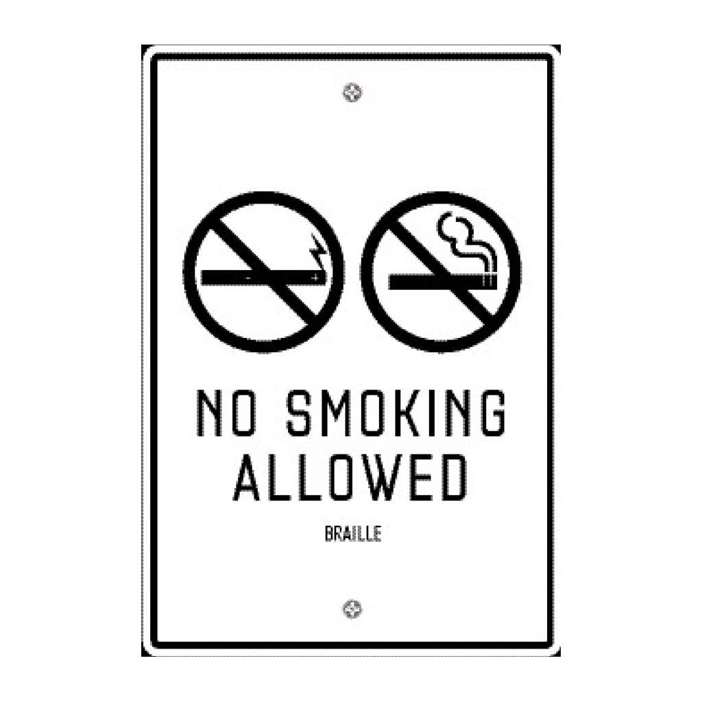 Moxy Informational - No Smoking (White)