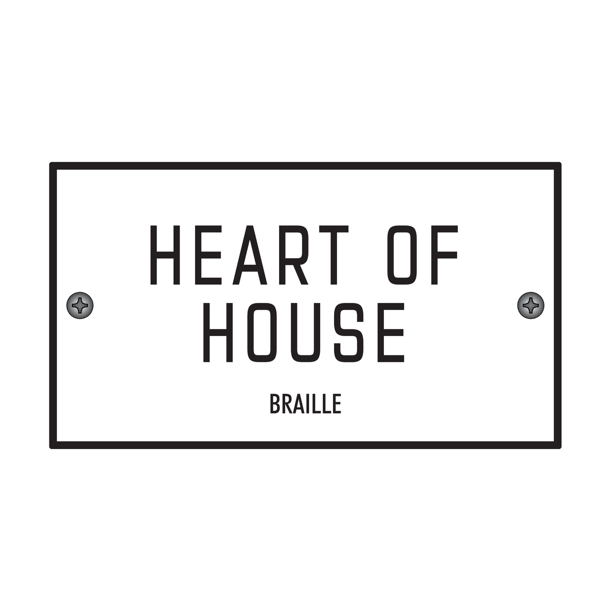Moxy Room Identification - Heart of House (White)
