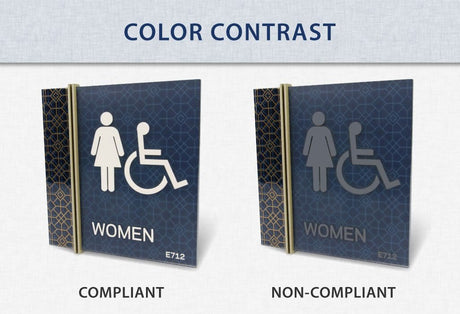 The Importance of Color Contrast For Signage Accessibility