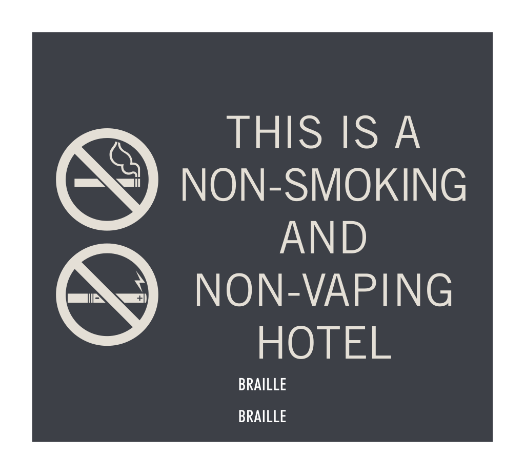 Hyatt Place 2019 Non-Smoking Hotel Informational - This Is a Non-Smoking and Non-Vaping Hotel