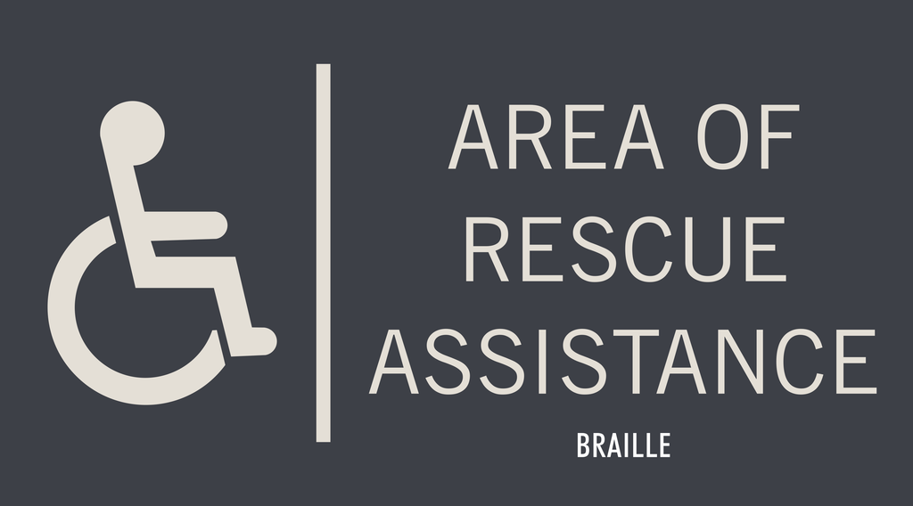 Hyatt Place 2019 Area of Rescue Assistance ID with Wheelchair