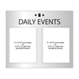 Marriott Daily Events (Silver Face)