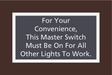 Residence Inn Informational - Master Switch Notice