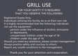 Residence Inn Informational - Grill Use