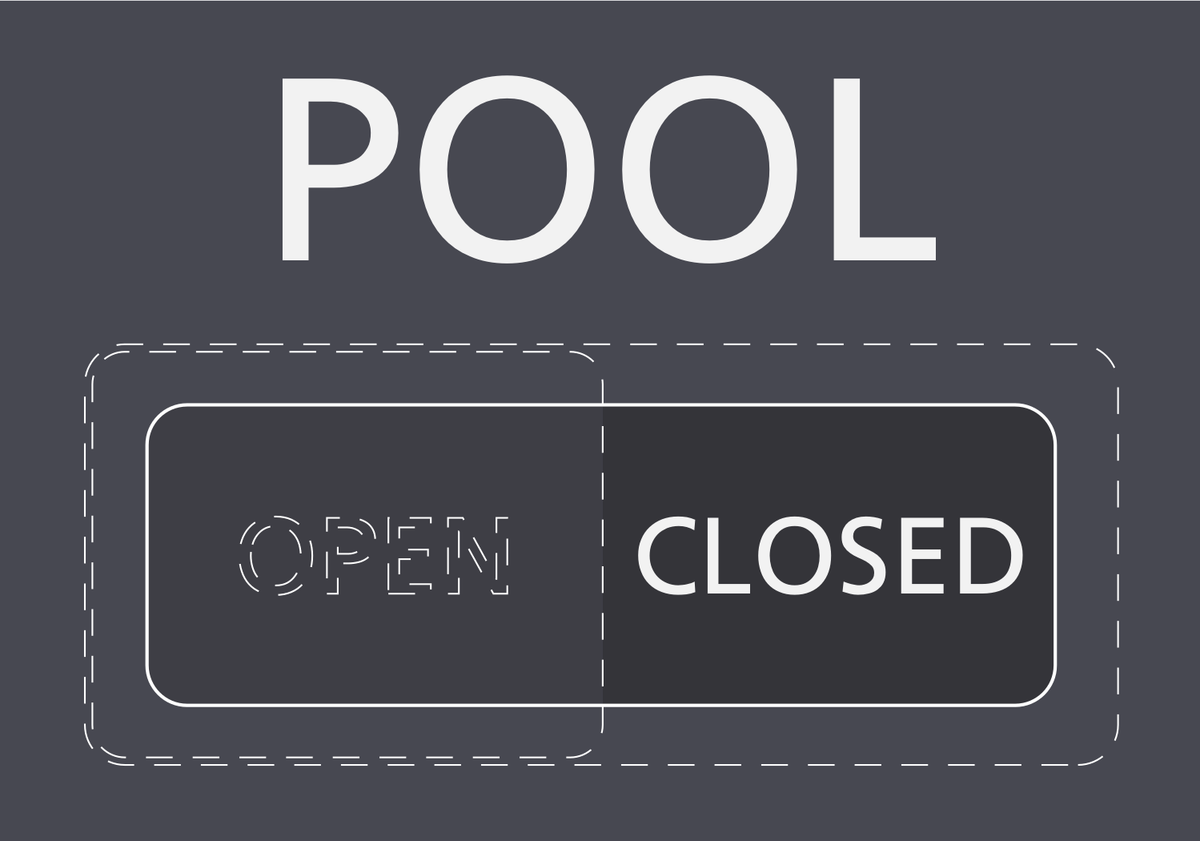Residence Inn Pool Open / Closed Slider