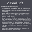 Residence Inn Pool Sign - Pool Lift