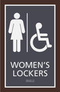 Residence Inn Restroom Identification - Women's Accessible Lockers