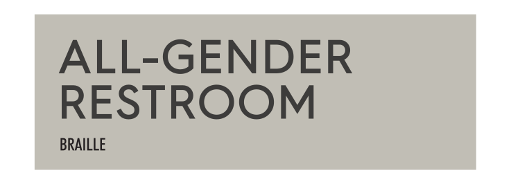 TownePlace Suites - Restroom ID - All-Gender Restroom