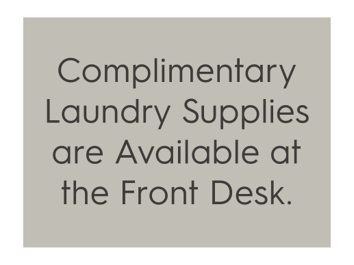 TownePlace Suites - Informational Sign - Complimentary Laundry Supplies Are Available At The Front Desk.