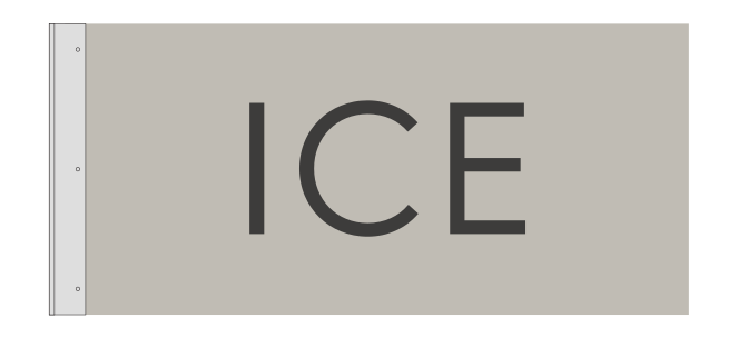 TownePlace Suites - Projection Sign - Ice