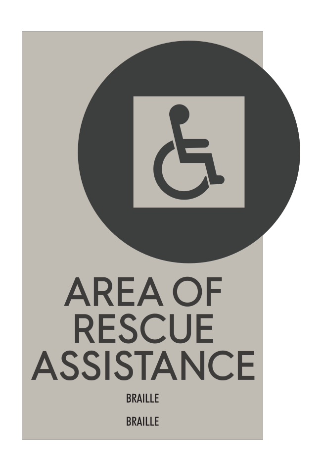 TownePlace Suites - Area Of Rescue Assistance ID With Wheelchair