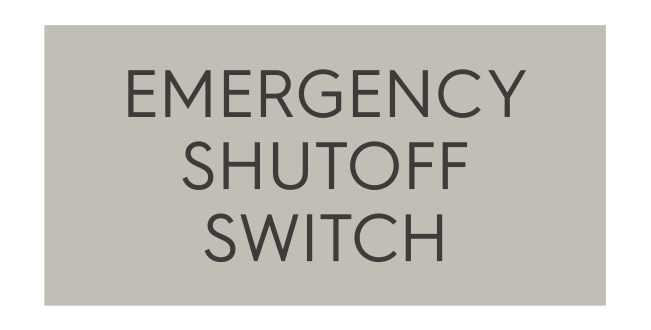 TownePlace Suites Emergency Shutoff Switch - Wall Mount