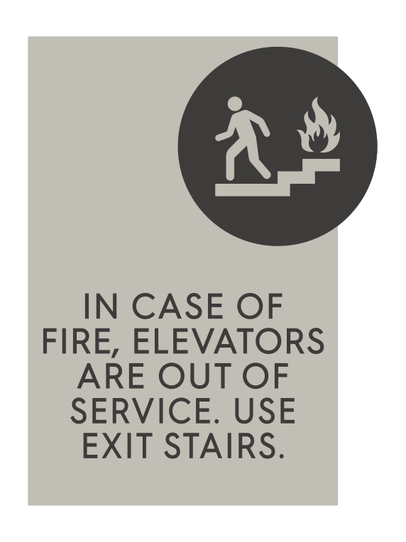 TPS In Case Of Fire Elevators Are Out Of Service
