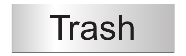 Fairfield Inn & Suites Informational Sign - Trash