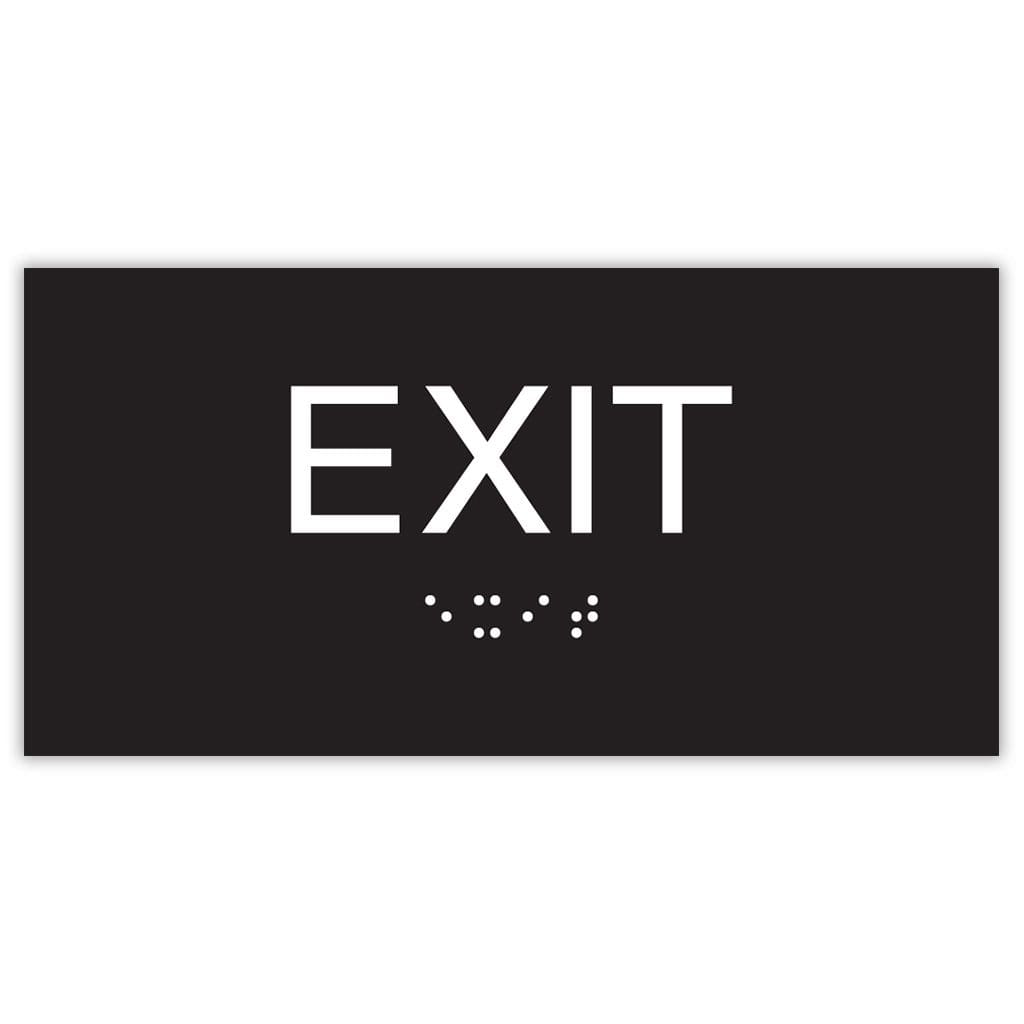 Publix Exit, Text Only - Black