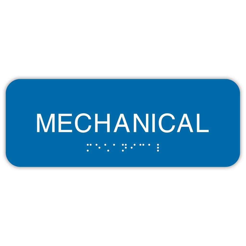 Publix Mechanical Sign, Rounded Corners - Blue