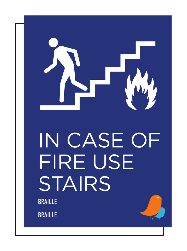 Intown Suites in Case of Fire Use Stairs