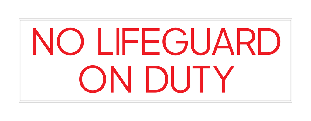 Hyatt Select Informational - No Lifeguard on Duty