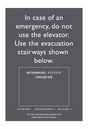 AC Hotel Evacuation Map Sign (BOH)