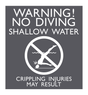AC Hotel Pool Sign - Warning No Diving