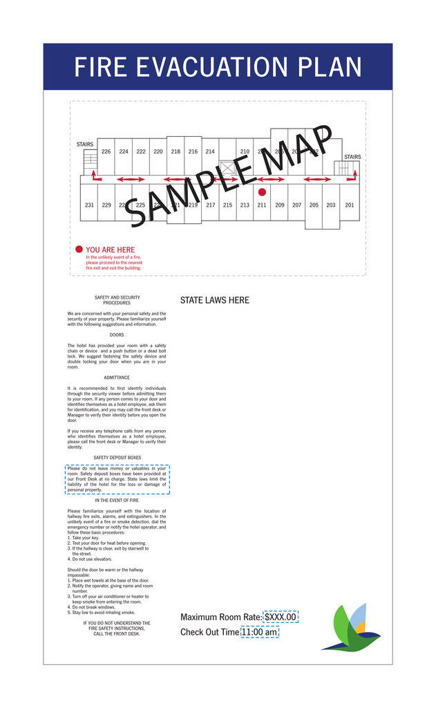 Uptown Suites Fire Evacuation Plan