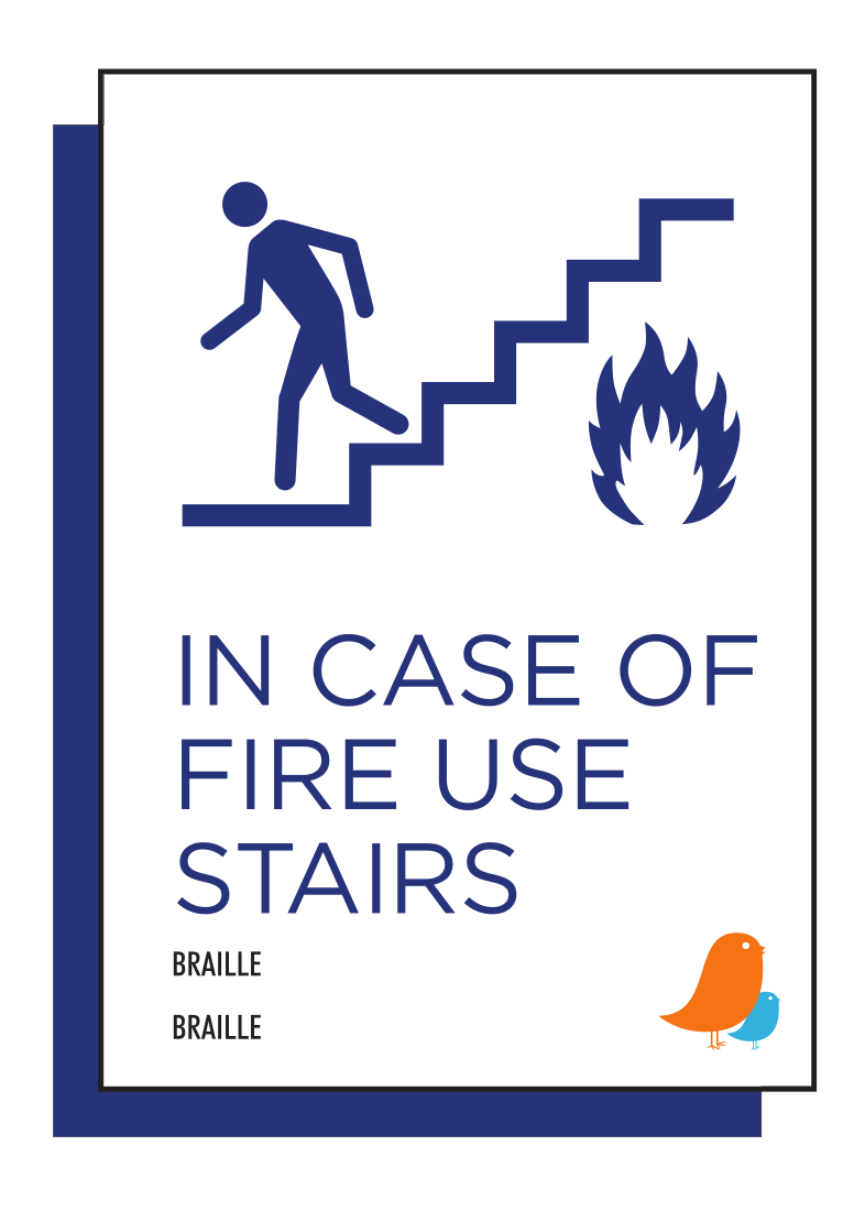 Intown Suites in Case of Fire Use Stairs