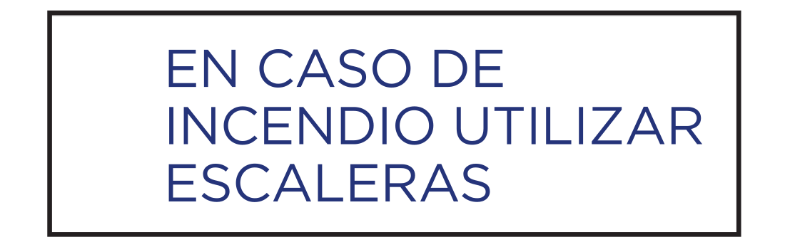 Intown Suites in Case of Fire Use Stairs - Spanish