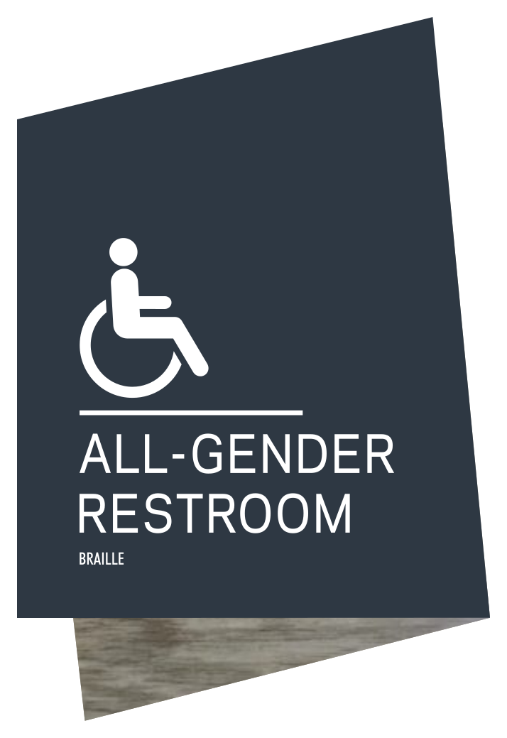 Aloft Restroom Identification - All-Gender Restroom Accessible