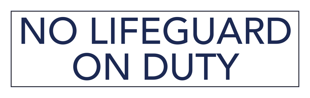 AmericInn Pool Informational - No Lifeguard on Duty