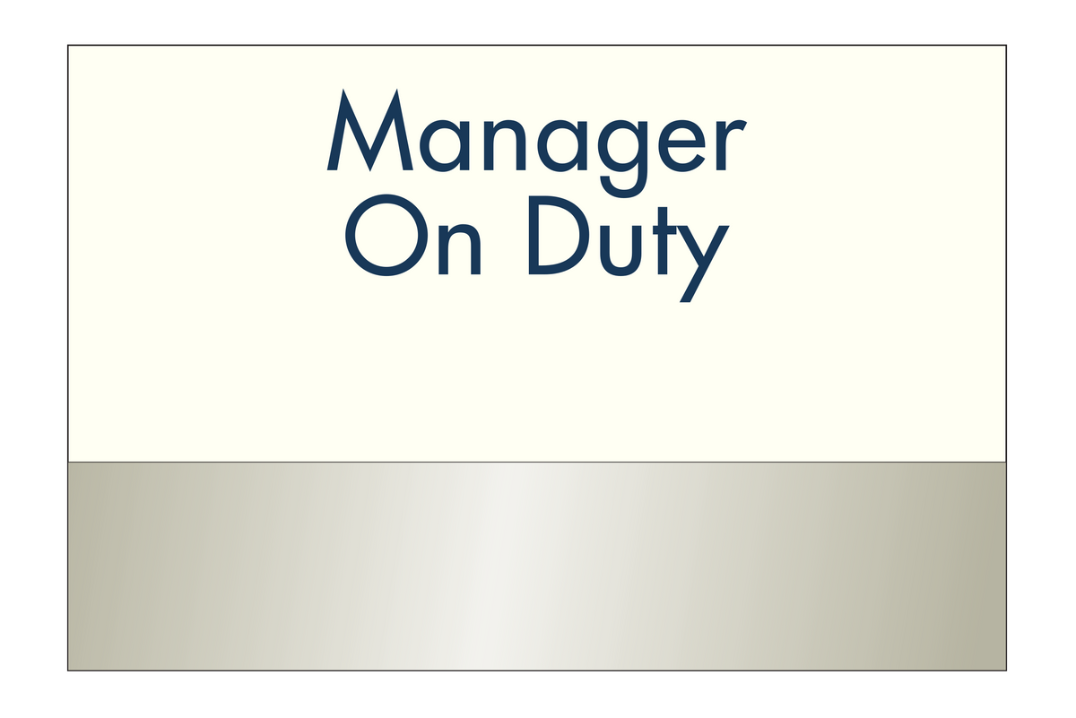Clarion Pointe Manager on Duty (Brushed Aluminum)