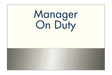 Clarion Pointe Manager on Duty (Smoked Chrome)