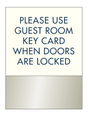 Clarion Pointe Key Card Holder (Brushed Aluminum)