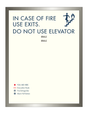 Clarion Pointe Fire Evacuation Plan - Use Exits (Smoked Chrome)
