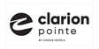 Clarion Pointe Logo - White/Black