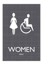 AC Hotel Restroom Sign - Women Accessible
