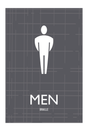 AC Hotel Restroom Sign - Men