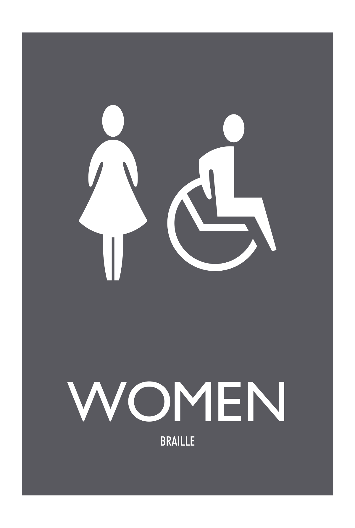 AC Hotel Restroom Sign - Women Accessible (BOH)