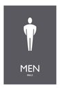 AC Hotel Restroom Sign - Men (BOH)