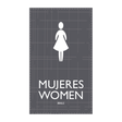 AC Hotel Restroom Sign - Women (Bilingual)