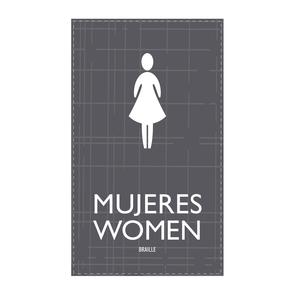 AC Hotel Restroom Sign - Women (Bilingual)