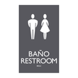 AC Hotel Restroom Sign - Unisex (BOH) (Bilingual)