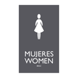 AC Hotel Restroom Sign - Women (BOH) (Bilingual)