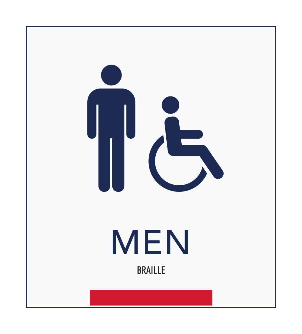 AmericInn Restroom ID - Men Accessible