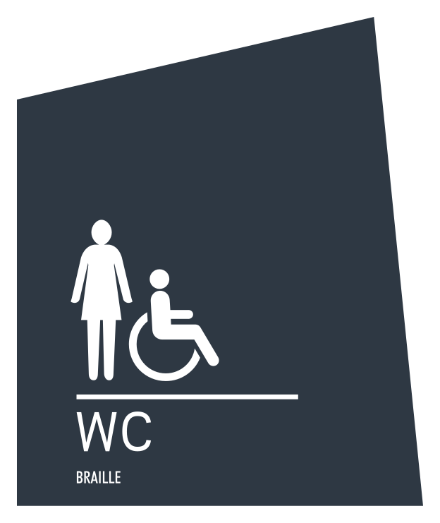 Aloft Restroom Identification - Women Accessible