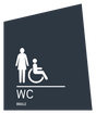 Aloft Restroom Identification - Women Accessible
